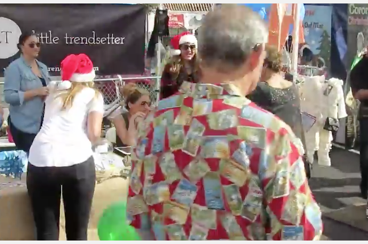 Little Trendsetter appearance at Corona Del Mar Christmas Parade