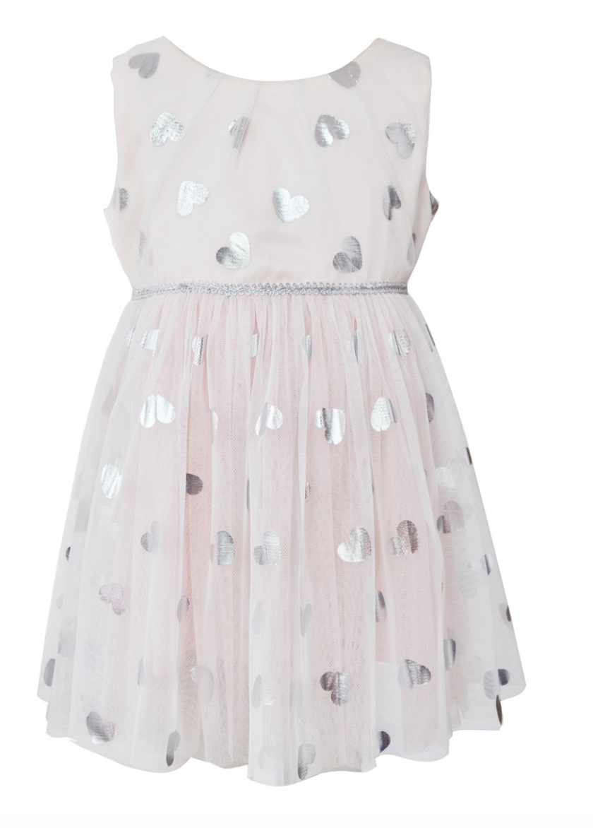 Metallic Heart Dress